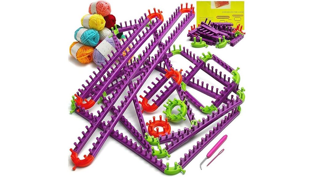 adjustable loom knitting kit