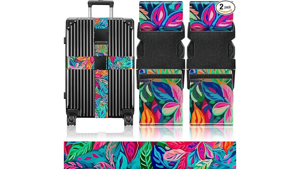 adjustable luggage straps with buckle