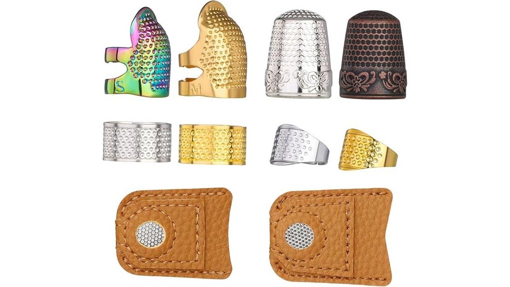 adjustable metal sewing thimbles