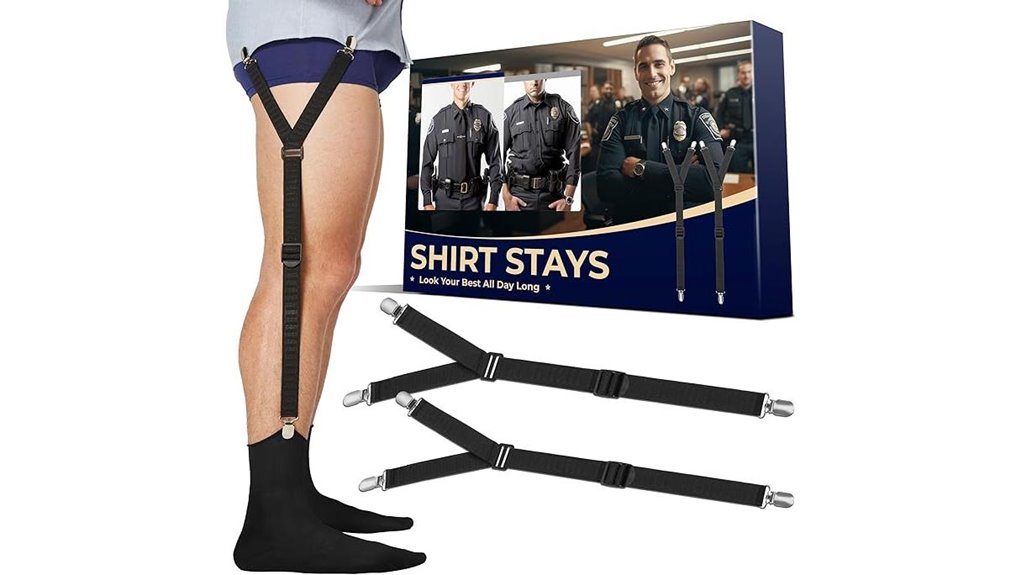 adjustable non slip elastic sock garters