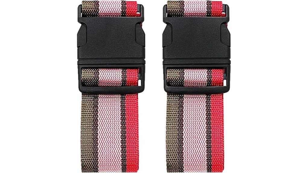 adjustable quick release luggage straps