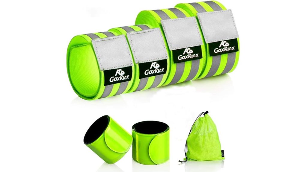 adjustable reflective running bands