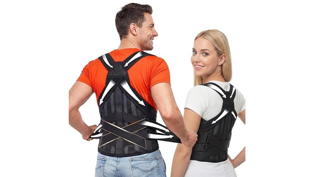 adjustable shoulder posture support brace