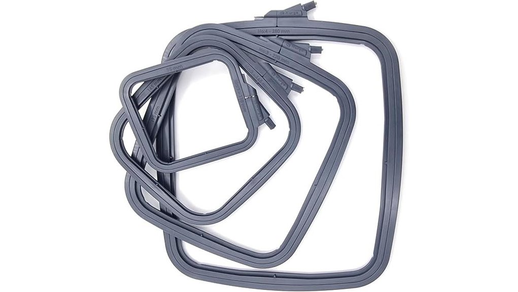 adjustable square plastic embroidery hoops