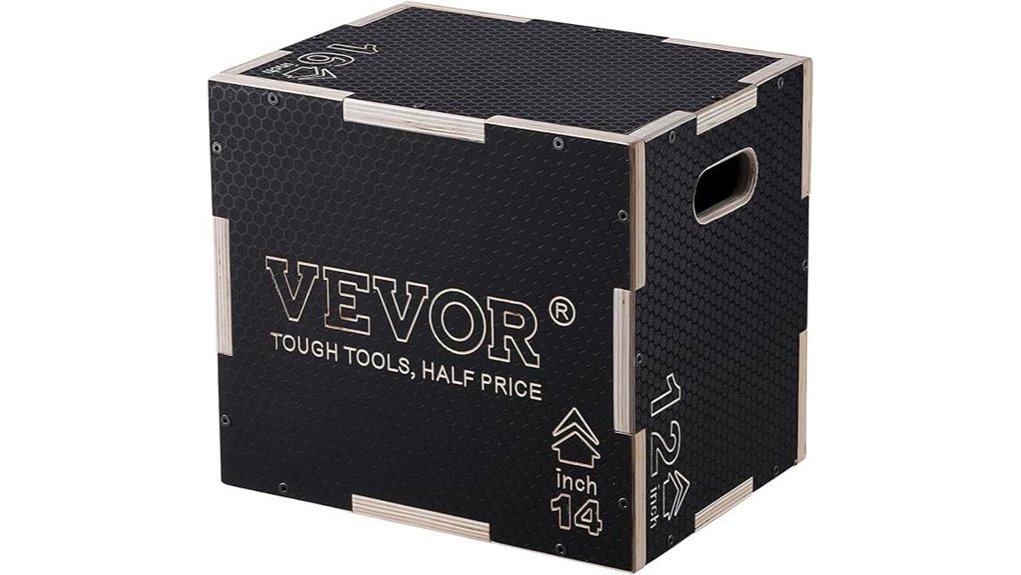 adjustable three height plyo box