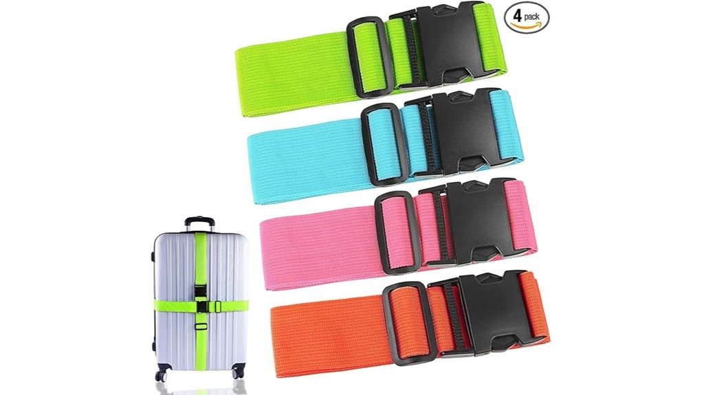 adjustable tsa approved 80 inch luggage straps