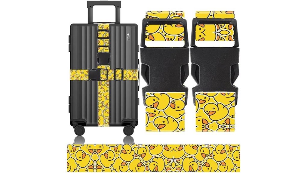 adjustable tsa approved luggage straps