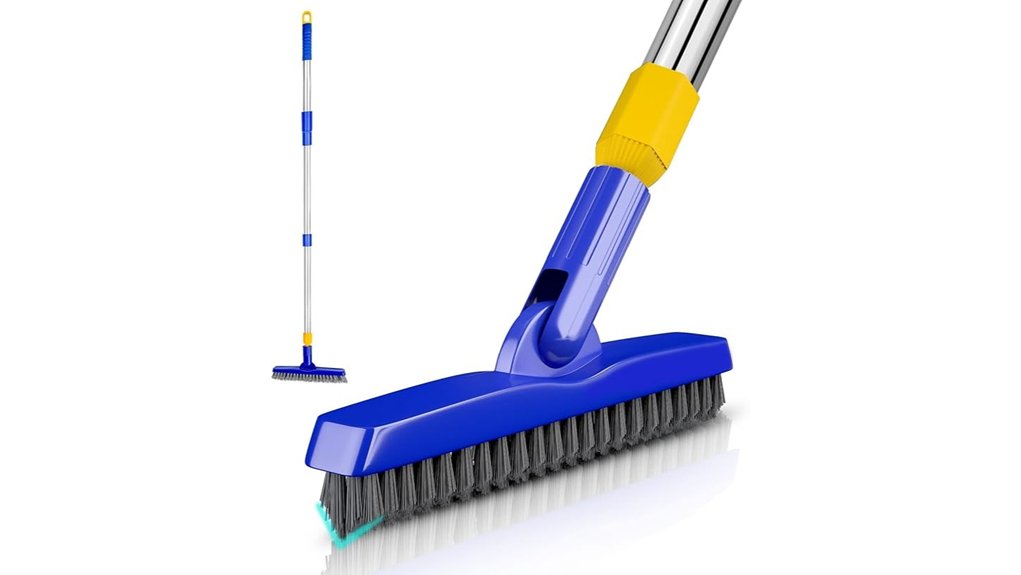 adjustable v shaped grout brush