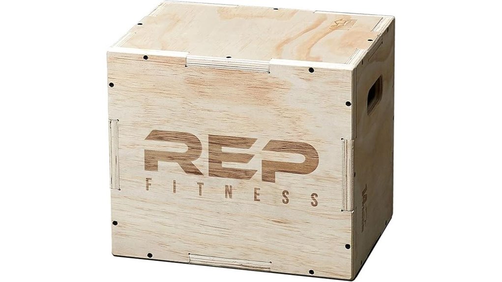 adjustable wooden plyo jump box