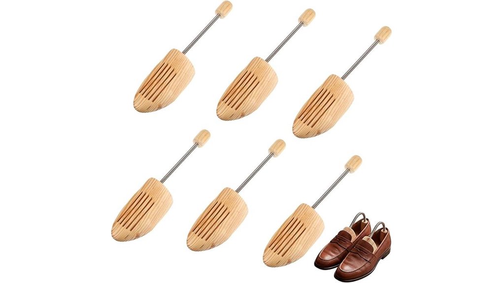 adjustable wooden spring shoe trees