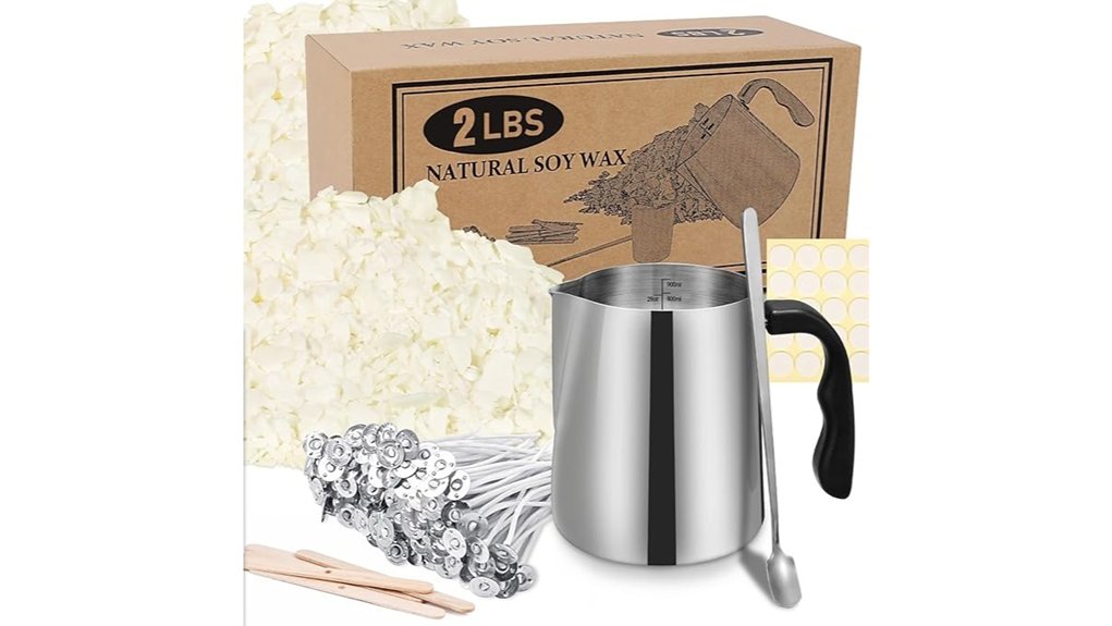 adult soy wax candle kit