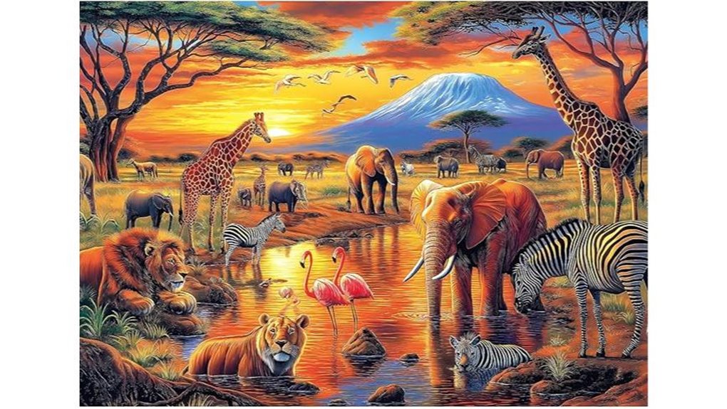 african safari wildlife puzzle