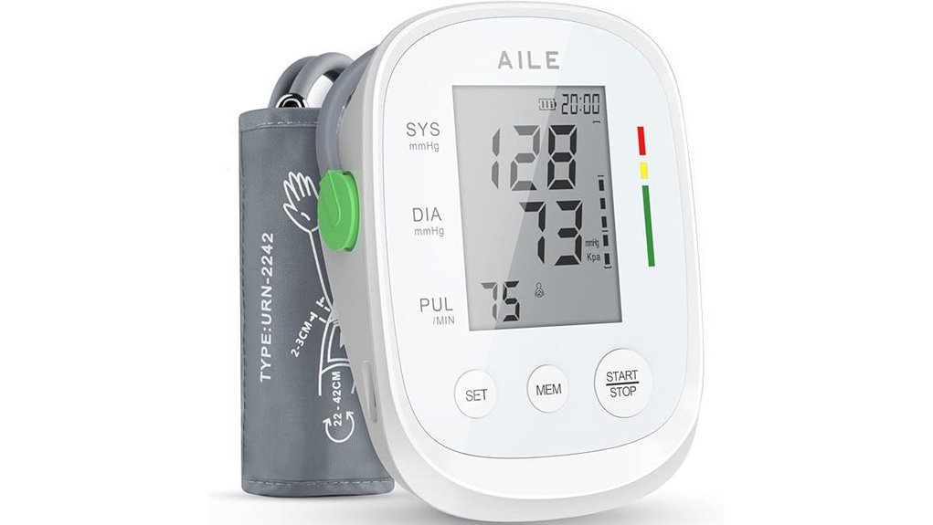 aile automatic upper arm blood pressure