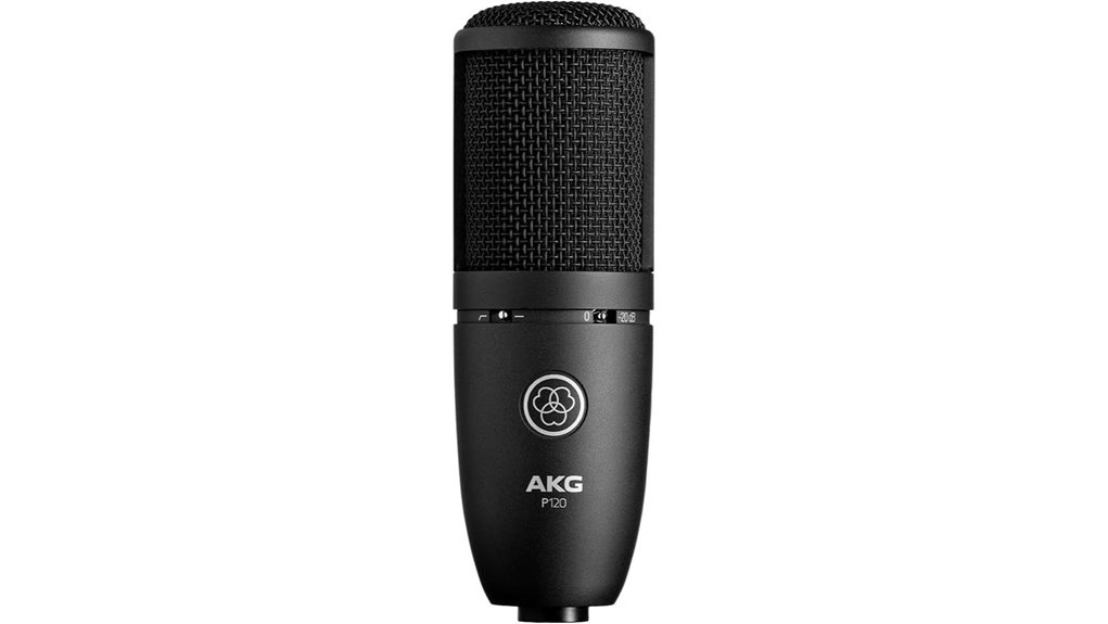 akg p120 black condenser xlr