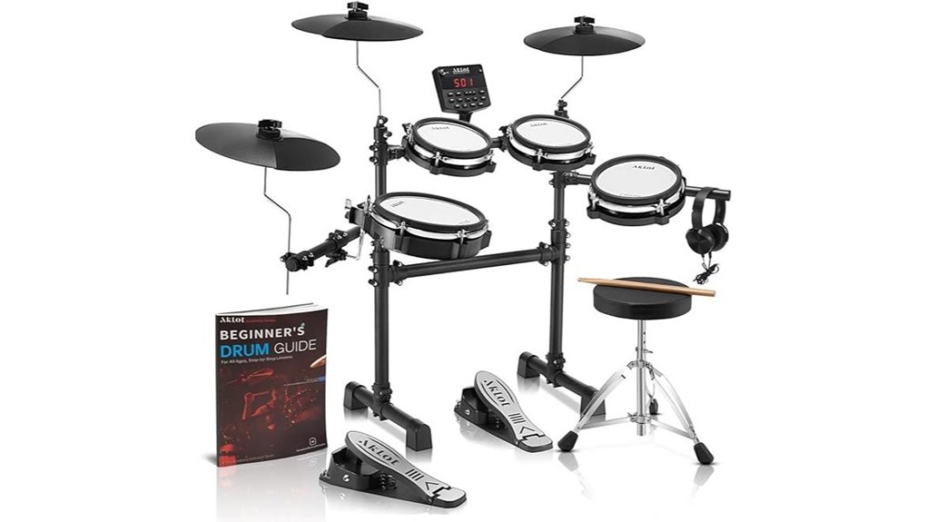 aklot b core530 electric drumset bundle