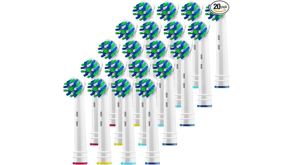 alayna 20 pack brush heads