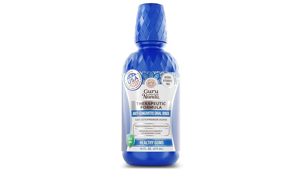 alcohol and fluoride free mouthwash