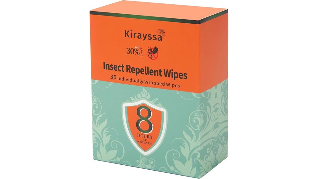 alcohol free deet insect wipes