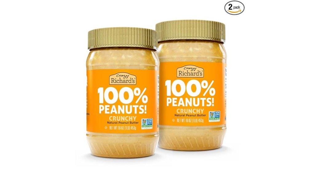 all natural crunchy vegan peanut butter
