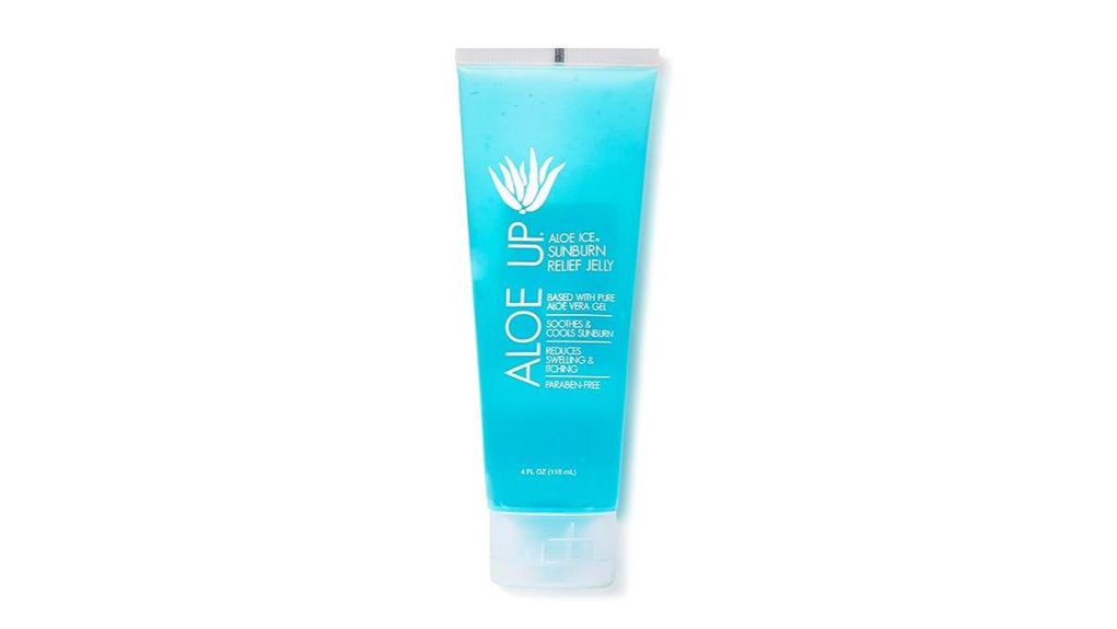 aloe ice sunburn relief