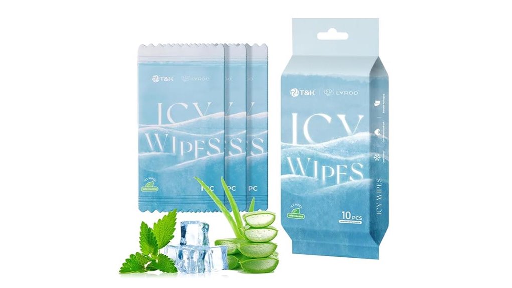 aloe mint cooling body wipes
