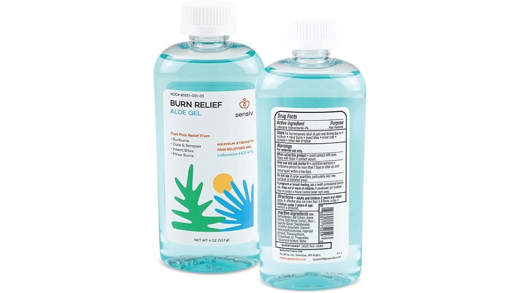 aloe vera 4 lidocaine