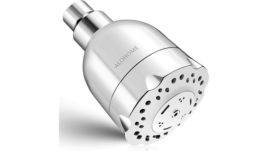 alohome six setting high pressure shower
