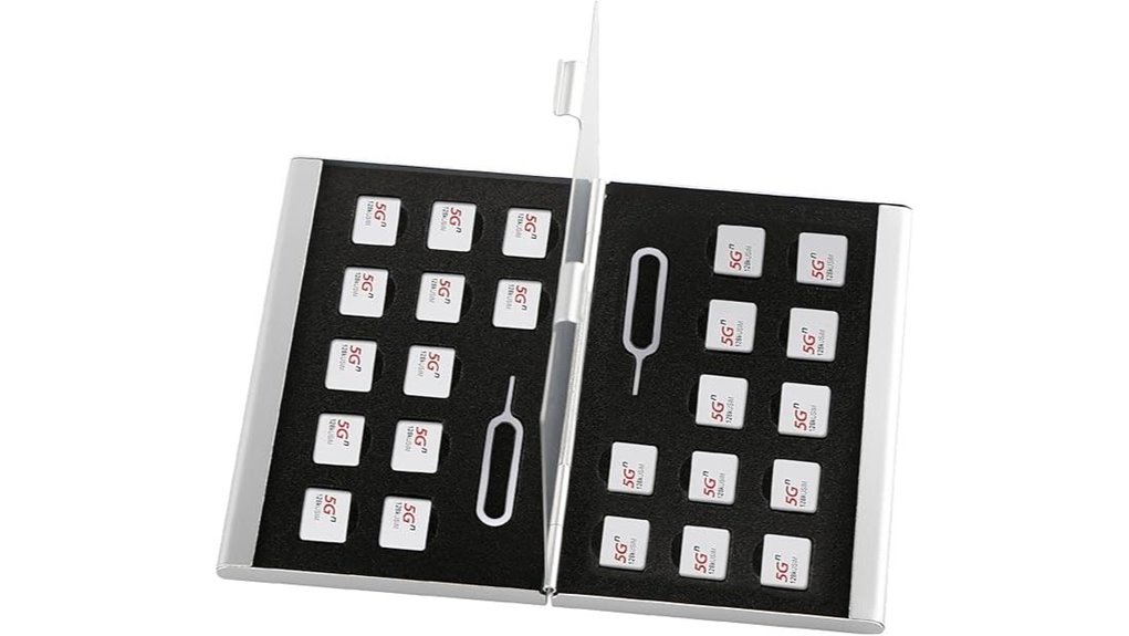 aluminum 26 slot sim case