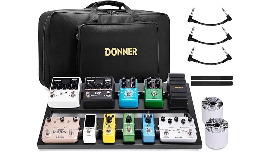 aluminum donner db 3 pedalboard case
