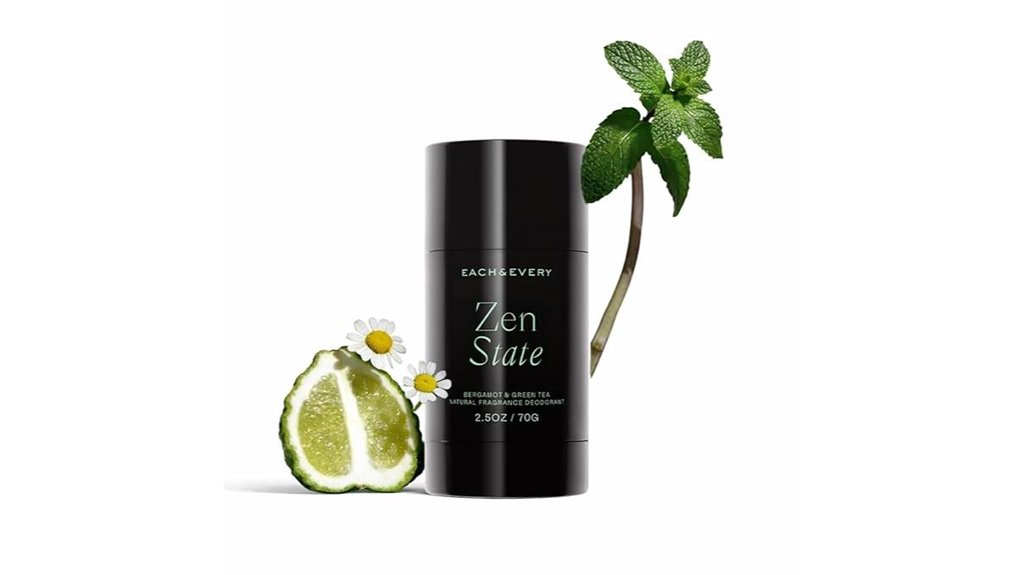 aluminum free bergamot natural deodorant