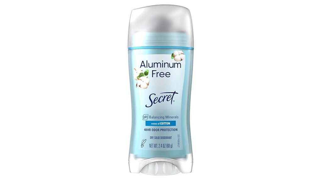 aluminum free cotton scented deodorant