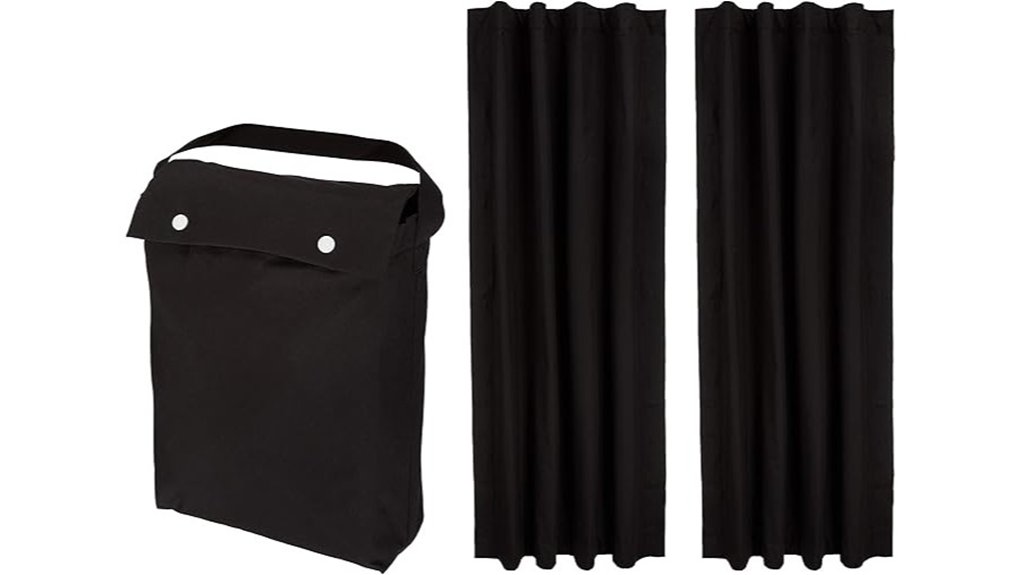amazon basics blackout curtain set