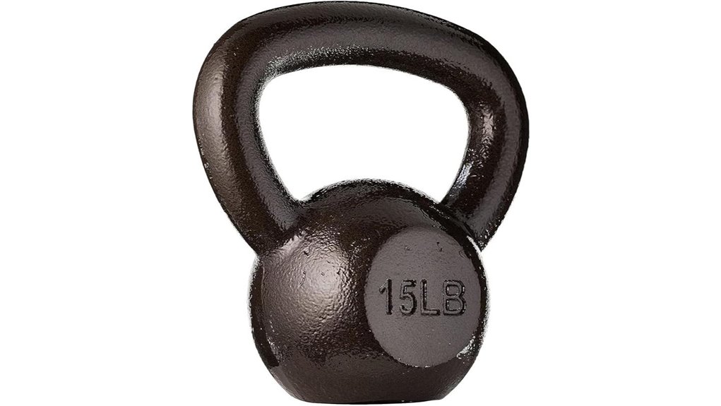 amazon basics cast iron kettlebell