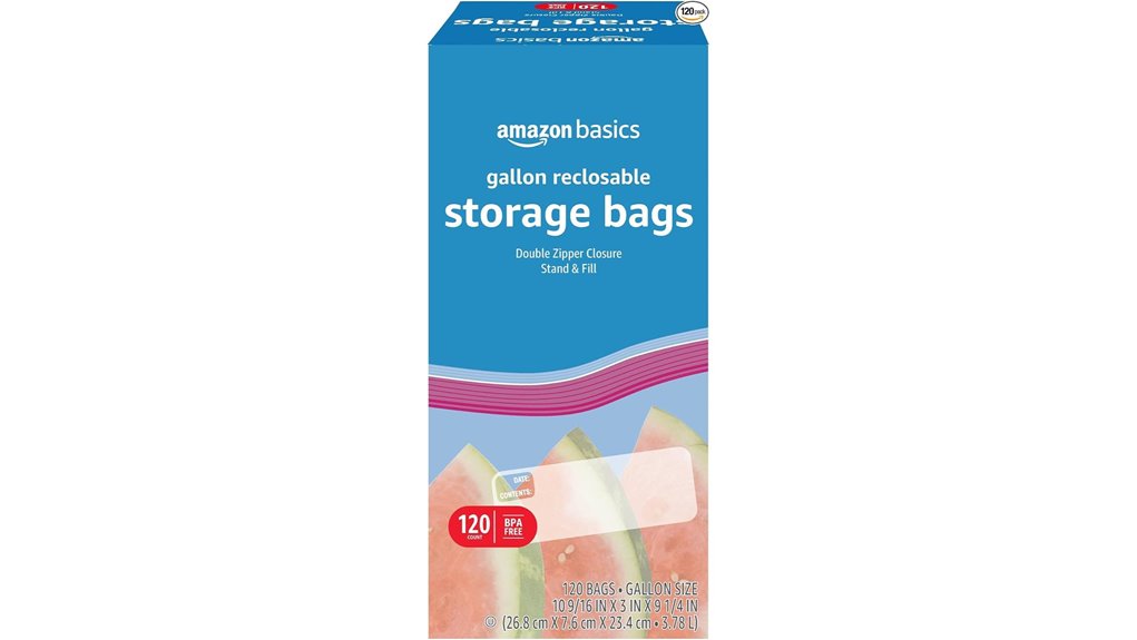 amazon basics gallon resealable bags