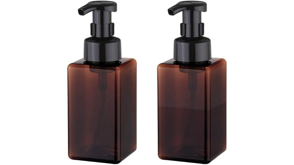 amber 450ml dual foaming dispensers