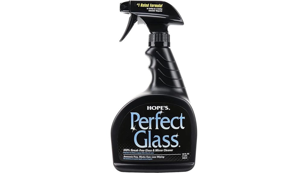 ammonia free streak free glass cleaner