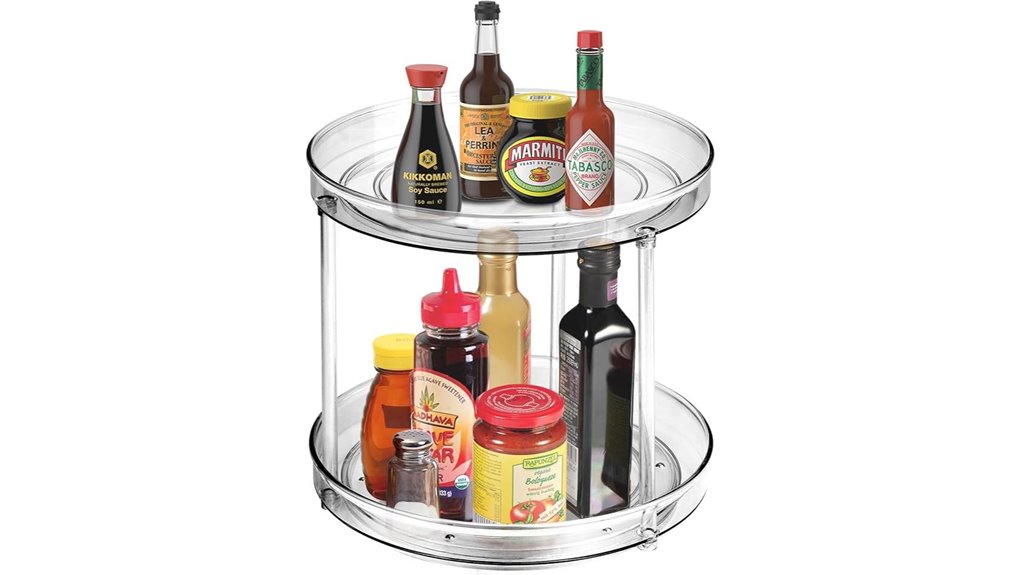 amolliar two tier nine inch turntable