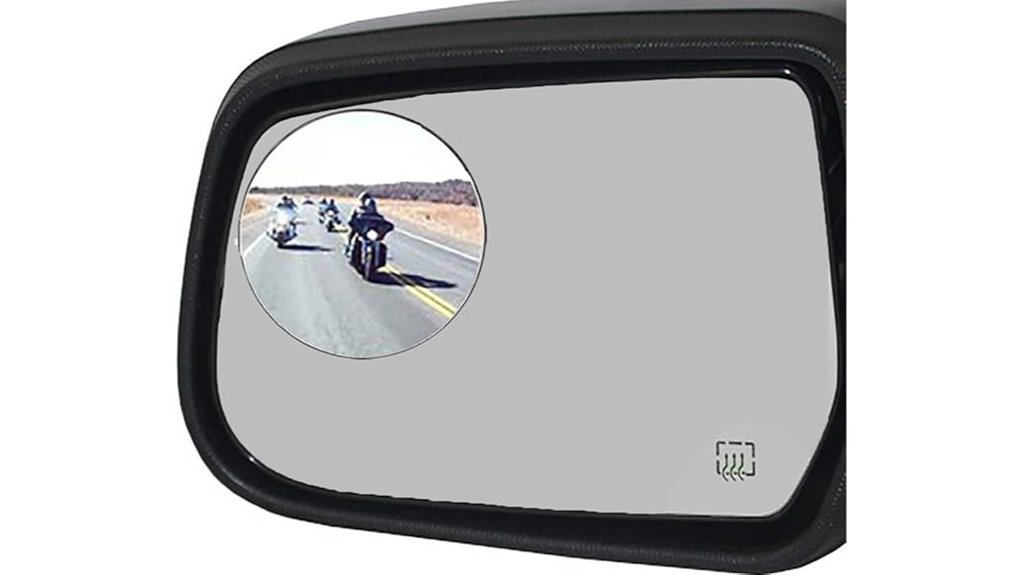 ampper 3 inch convex blindspot mirrors