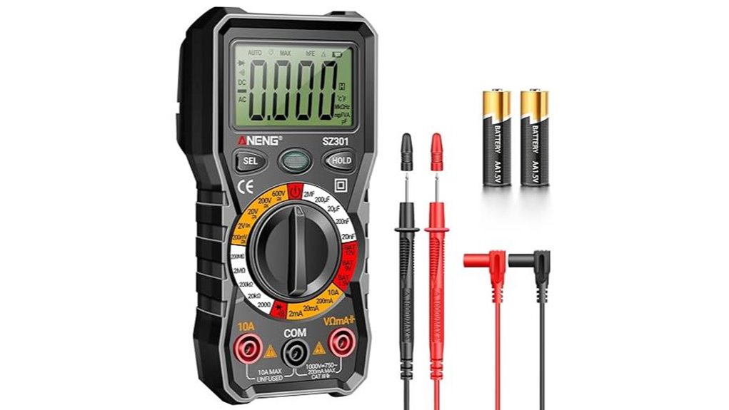 aneng automotive home digital multimeter