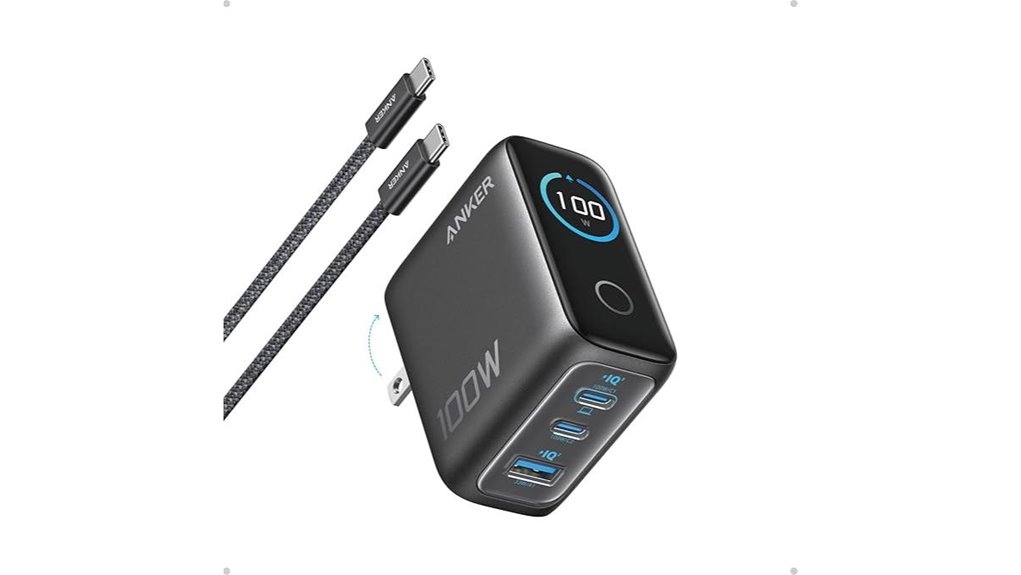 anker 100w three port gan