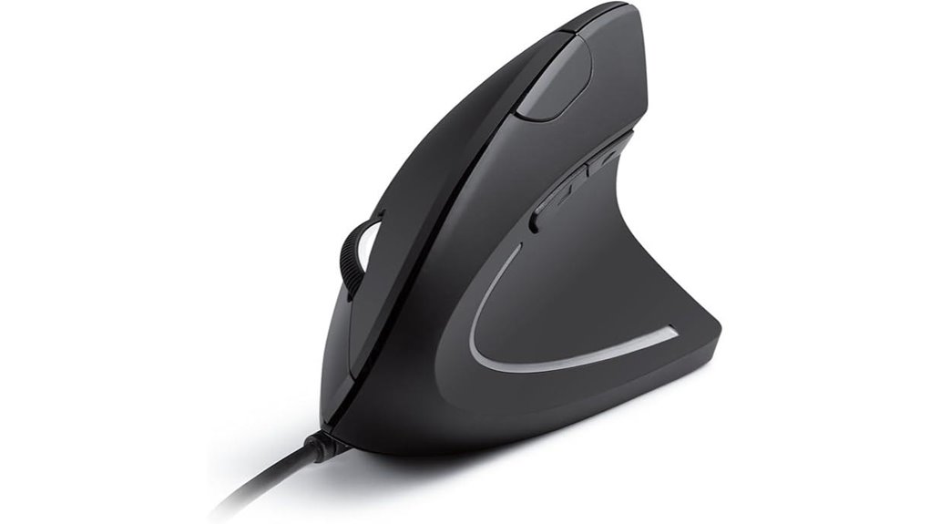 anker black ergonomic vertical mouse