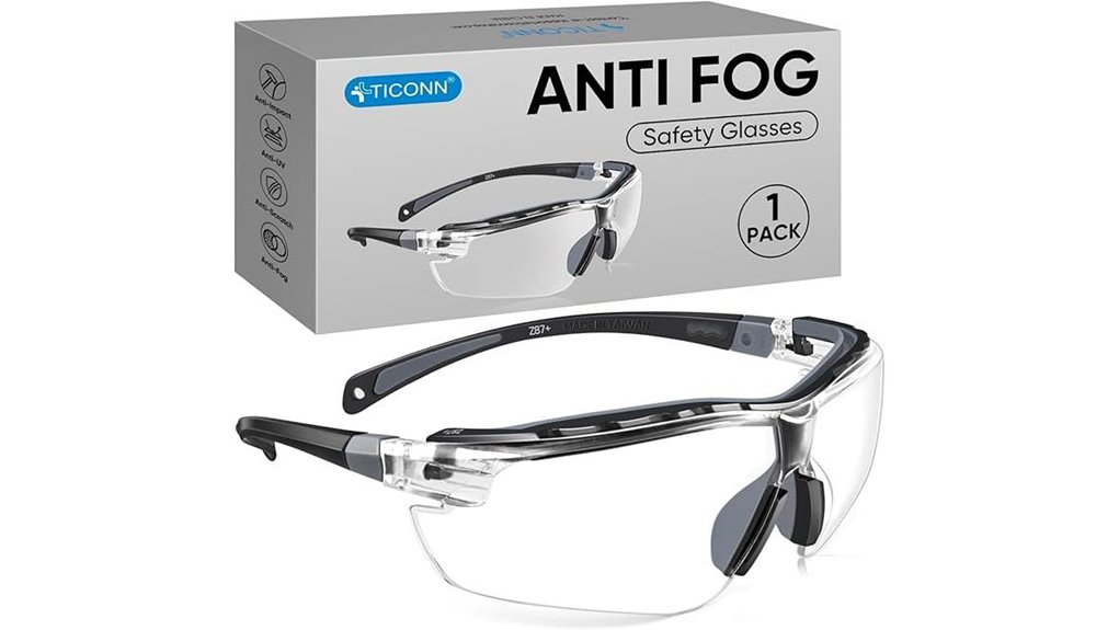 anti fog uv protective eyewear