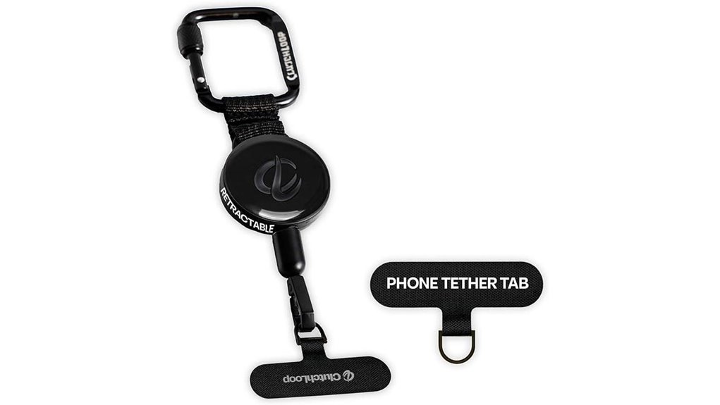 anti theft phone tether carabiner