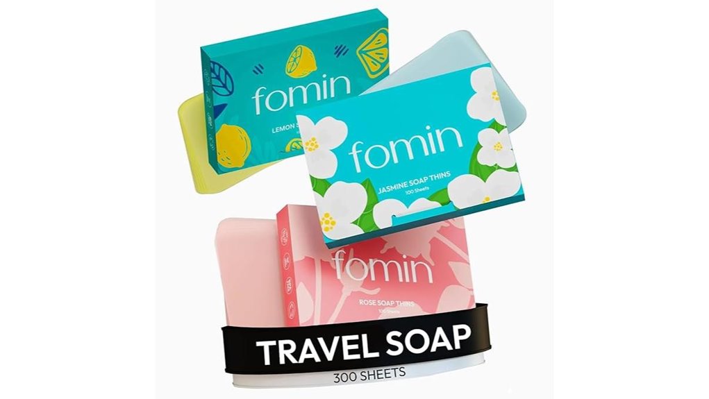 antibacterial dissolvable paper soap sheets