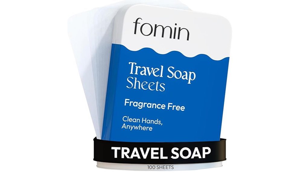 antibacterial unscented portable paper soap