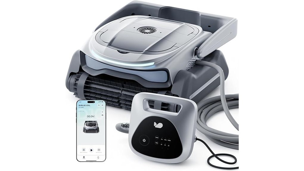 app controlled d10p robotic pool cleaner