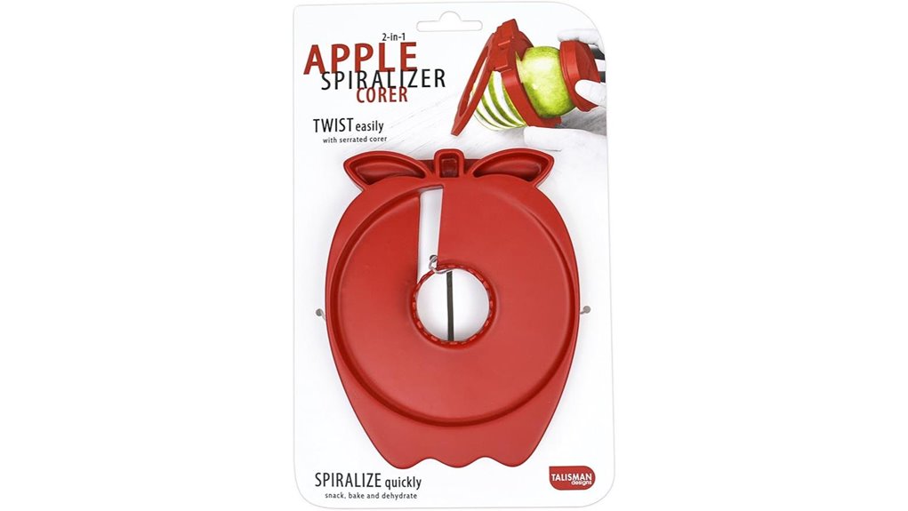 apple spiralizer and corer