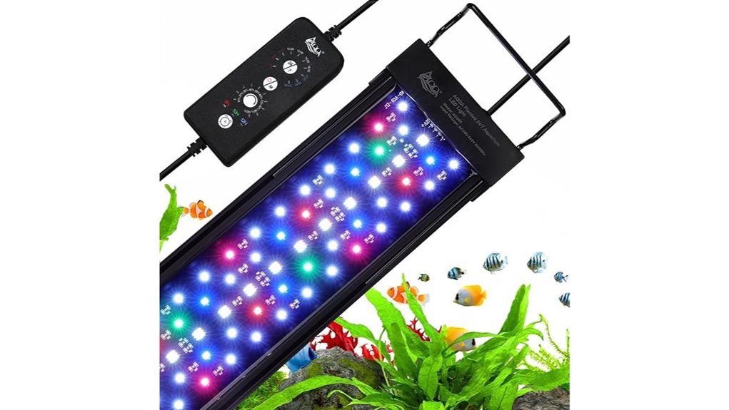 aqqa led extendable aquarium light