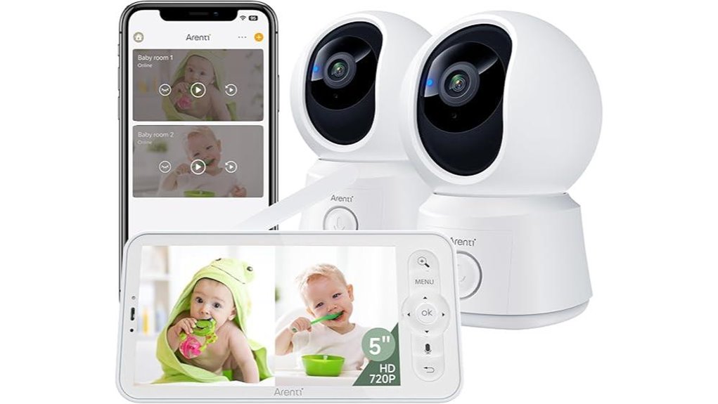 arenti two camera baby monitor