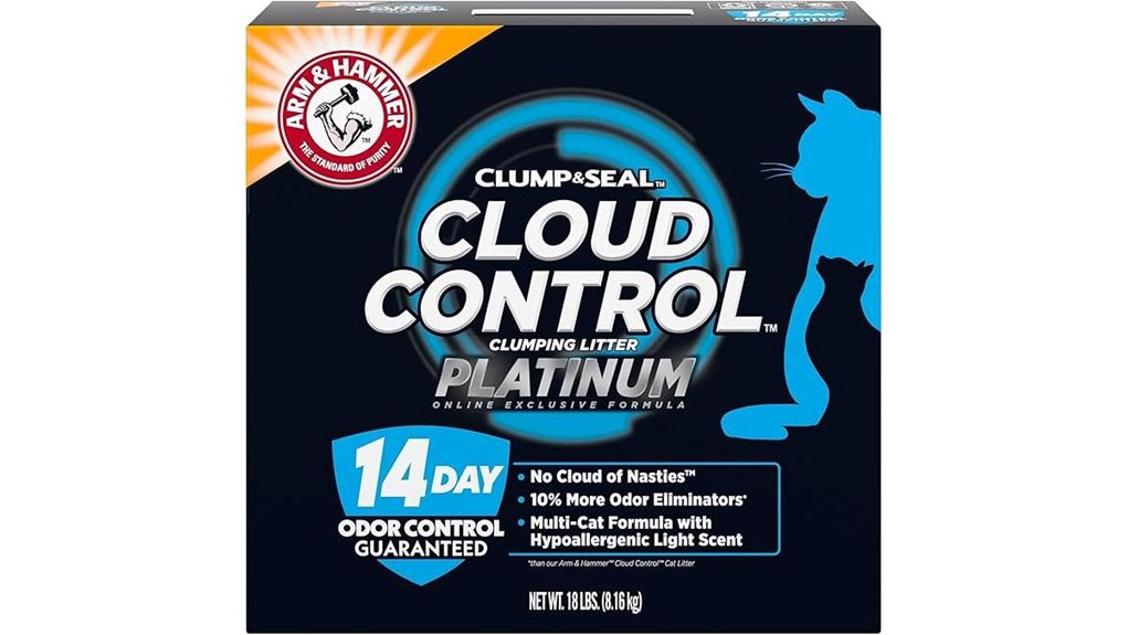 arm hammer platinum cat litter